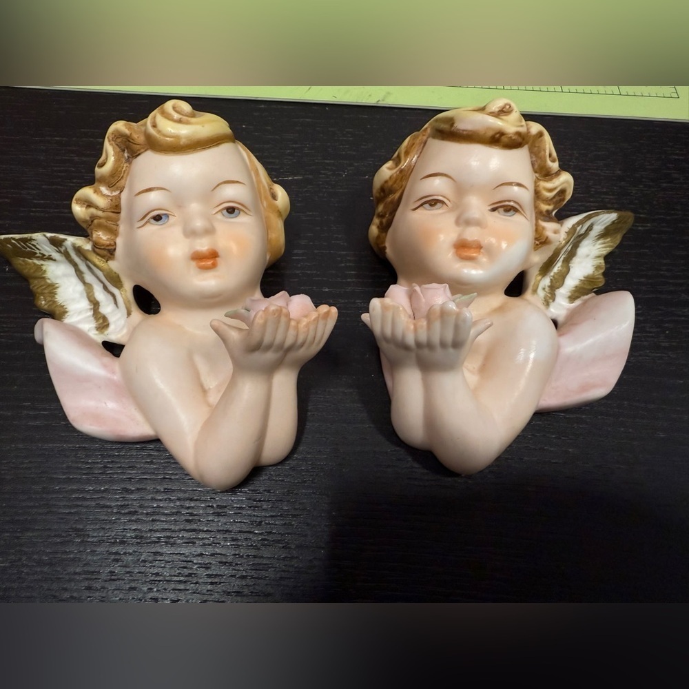 Kelvin’s Vintage Cherub Decor Accents set of 2